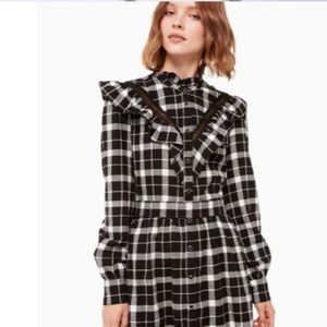NWT Kate Spade NY Rustic Flannel Shirtdress M